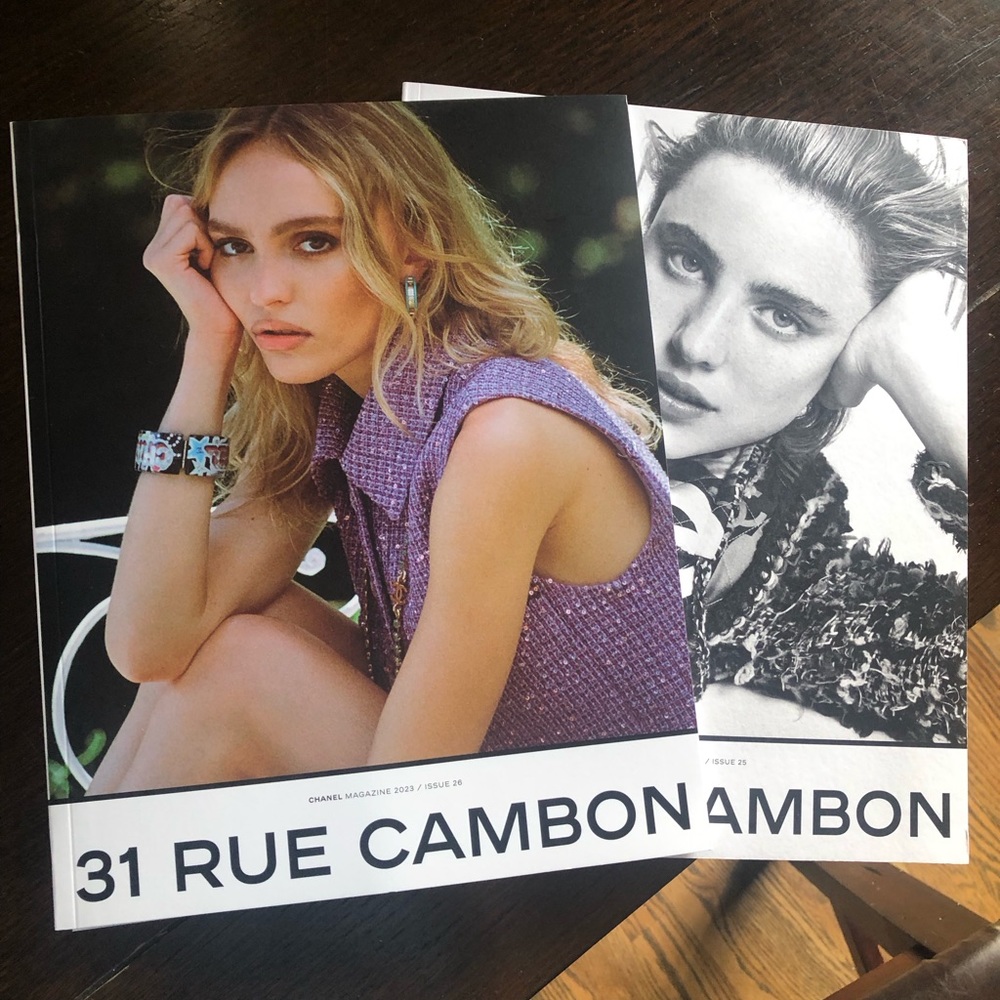 2 Chanel magazines